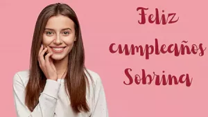 Feliz cumpleaños sobrina