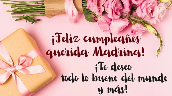 Feliz cumpleaños Madrina